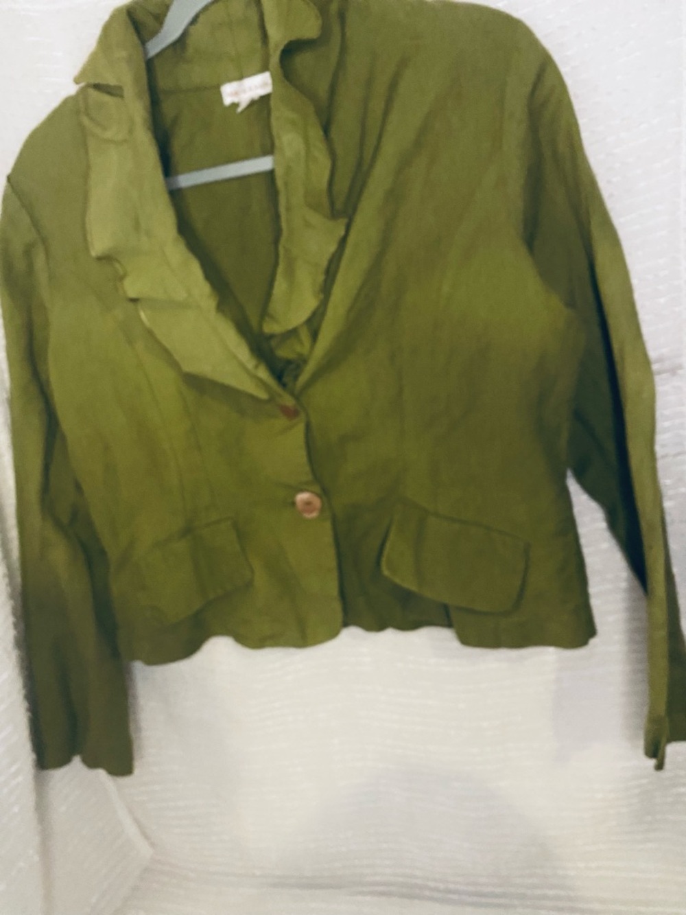 Monroe & Main Olive Green Women's Blazer